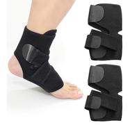 COYUN 2 Pcs Tobillera Para Esguince,Estabiliza El Tobillo y Previene Torceduras,Para Soporte y Compresión,Recupera Lesiones Como Fascitis Plantar,Tobilleras Esguince Ajustable Para Hombres y Mujeres