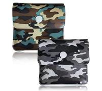 COYUN 2 Piezas Ceniceros de Bolsillo, Bolsa de Cenicero Reutilizable Ignífuga Cenicero Inodoro Bolsa Portátil, para Cenizas de Cigarrillos para Fumadores Viajes al Aire Libre Hogar