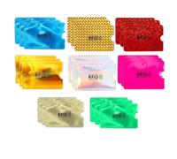 COYUN 24 Pcs Colorido Soporte para Tarjetas RFID, Protector de Tarjetas de Identidad RFID?Fundas de Bloqueo RFID, Juego de Fundas para Tarjetas de Crédito,Fundas Protectoras para Tarjetas de Crédito