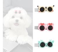 COYUN 4 Piezas Clips de Pelo para Mascotas - Clips para Pelo para Perros y Gatos - Pequeños - Super Lindo Tocado para Perro - Accesorios para el Cuidado de Mascotas