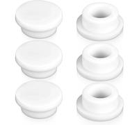 COYUN 6 Pezzi Tapas Desbordamiento Lavabo Goma, Silicona Tapa de Orificio de Desbordamiento de Lavabo de Baño Reutilizables Tapas Desbordamiento Bañera Inserto Drenaje de Lavabo para Moldura De Lavabo