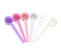 COYUN 6 Piezas Cuchara Medidora Gramos, Mini Protein Scoop Cucharas Medidoras Plastico 5g, Transparentes de Proteínas Polvo Café Medidor Para Mediciones Experimentales en la Cocina