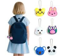 COYUN 6 Piezas Kit de Costura de Niños, Aprender a Coser Animal, Kit de Manualidades de Fieltro Educativa de Bricolaje, Lindo Paquete de Costura Relleno, para Principiantes y Niñas(6 estilos)