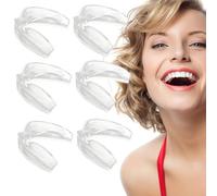 COYUN 6 Piezas Protector bucal adultos y niños, para todos los deportes de contacto, incluidos rugby, MMA, artes marciales de kickboxing, judo, hockey y boxeo, Protector Bucal para Dormir