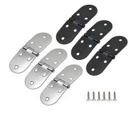COYUN Bisagras, 6 Piezas Bisagras Pequeñas,Bisagra para Muebles, Bisagra con Tornillos para Muebles, para Mesas Plegables, Armarios y Cajas de Herramientas