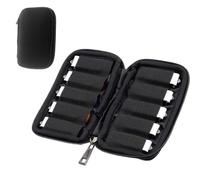 COYUN Bolsa de Almacenamiento para Unidad Flash USB, Organizador Accesorios de Electrónicos USB, Estuche Organizador de Memoria USB Portátil, Bolsa Pequeño Disco U con 10 Ranuras para Memoria USB