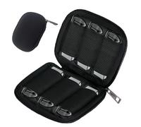 COYUN Bolsa de Almacenamiento para Unidad Flash USB, Organizador Accesorios de Electrónicos USB, Estuche Organizador de Memoria USB Portátil, Bolsa Pequeño Disco U con 6 Ranuras para Memoria USB