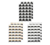 COYUN Esquinas de Fotos 6 Hojas 144 Piezas Esquinas de Fotos Autoadhesivas Esquinas de Montaje de Fotos para Álbumes de Recortes Álbum de Fotos(oro, plata, negro)