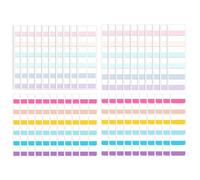 COYUN Post It para Libros,360 Pcs Notas Adhesivas Reposicionables, Notas Adhesivas para Libros de Texto, Organización de Archivos, Cuadernos, Libro y Anotaciones