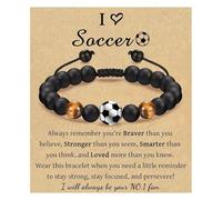 COYUN Pulsera de fútbol para niños, Regalos de fútbol para hijo, Regalos De Pulsera De Fútbol, Regalos para Hijo Adolescente Nieto Sobrino Hermano 10 11 12 Años Cumpleaños Para Niño