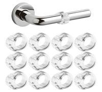 COYUN Set de 12 topes para Manilla de Puerta,PVC Topes de Puerta Silicona,Manija de la puerta de parachoques,Protectores para picaporte de Puerta y Ventana,Evita Rozaduras en Paredes