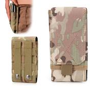 COYUN Universal Tactical MOLLE Holster Army Mobile Phone Belt Pouch EDC Security Pack Carry Accessory Kit Waist Bag Case(Color de Camuflaje)
