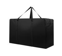 Cozary 150L Bolsa de Almacenamiento, 600D Oxford Bolsa de Mudanza, Bolsas de Transporte para Guardar Ropa Sabanas Mantas y Edredones, 85 x 55 x 33 CM, Negro