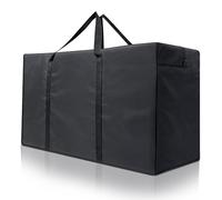 Cozary 180L Bolsa de Almacenamiento, 600D Oxford Bolsa de Mudanza, Bolsas de Transporte para Guardar Ropa Sabanas Mantas y Edredones - 100x55x33 CM, Negro