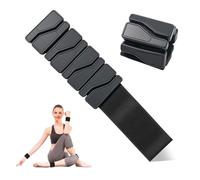 Cozary 2 Piezas Pesas para Muñecas y Tobillos Ajustables, 0.45 kg Cada una, Kit de Ejercicio Físico para Mujeres y Hombres, con Pesas Removibles, para Yoga, Pilates, Vorrer, Natación, Negro