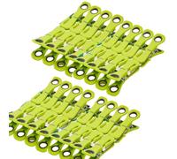Cozary 30 Piezas Pinzas para Ropa con Gancho, Plástico Pinzas Tender Ropa Estable con Agujero Redondo, Clothes Pegs No Deja Marcas para Ropa Interior Pantalones Camisetas Calcetines Peluche