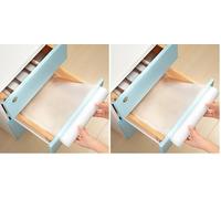 Cozary Alfombrilla para Cajones 30×400cm Transparente - Alfombrilla Antideslizante de EVA Recortable, Sin BPA, Impermeable y Resistente al Aceite para Cocina, Nevera, Armario, Estanterías