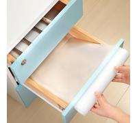 Cozary Alfombrilla para Cajones 30×400cm Transparente - Alfombrilla Antideslizante de EVA Recortable, Sin BPA, Impermeable y Resistente al Aceite para Cocina, Nevera, Armario, Estanterías