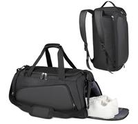 Cozary Bolsa Deporte con Compartimento para Zapatos | Mochila Gimnasio Hombre/Mujer Impermeable 54x26x26cm | para Gym, Viajes, Camping y Baloncesto