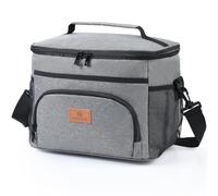 Cozary Bolsa Termica Porta Alimentos 15L/8L,Bolsa Isotermica Porta Alimentos, Bolsa Comida Trabajo, Bolsa Nevera para Trabajo, Oficina, Colegio, Picnic, Fiambrera