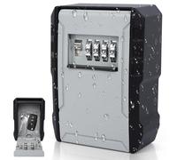 Cozary Caja Seguridad Llaves, Caja para Llaves con Codigo, Impermeable Cajas Fuerte Segura, Safety Lock para Garajes, Colegios, Oficinas