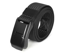 Cozary Cinturón Táctico Elástico, 3.8cm Cinturón de Trabajo para Hombre con Hebilla Metálica de Liberación Rápida, Cinturon Hombre para Deportes al Aire Libre Camping