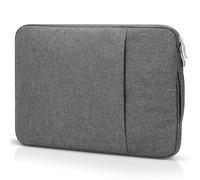 Cozary Funda Portatil 13 Pulgadas - Funda para Portatil Ligera, Impermeable Bolsa con Bolsillo Exterior, Compatible con MacBook Air/Huawei/Lenovo/HP/Samsung, Gris