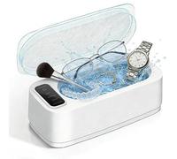 Cozary Limpiador Ultrasónico para Gafas, 350 ml - 4 Modos de Limpieza + Función UV - Funcionamiento Muy Silencioso (50 dB) para Joyas y Objetos Personales