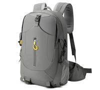 Cozary Mochila de Senderismo 40 Litros Unisex, Mochila Trekking, Mochila de Senderismo Impermeable, para Camping Excursiones Acampadas Montaña al aire libre, Gris