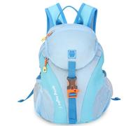 Cozary Mochila Deporte Niño, Mochila Deportiva Impermeable 5L, Mochila Pequeña de Senderismo de 1-3 Años, Mochila Infantil para Guarderia, Diseño Transpirable, para Escuela Viajes Deportes, Azul