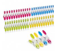 Cozary Pinzas Ropa 50 Unidades, Antideslizantes con Silicona | No dejan marca, para tender ropa, toallas, calcetines y bolsas de almacenamiento