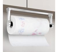 Cozary Portarrollos de Papel higiénico, Montaje en Pared, Portarrollos Baño Autoadhesivo con Tornillos Fijos, Perforado o Autoadhesivo, Portarollos para Cocina, baño, Inodoro, Plata