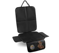 Cozary Protector de Asiento de Coche para Niños - Impermeable y Fácil de Limpiar, Cubreasiento Trasero para Sillas de Coche, Portabebés y Elevadores, con Bolsillos de Almacenamiento