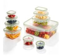 Cozary Recipientes Herméticos para Alimentos 10 piezas - Tapers para Comida Hermetico - Tupers Hermeticos Plastico para congelador, sin BPA