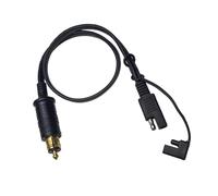 COZERI Adaptador DIN Hella Powerlet a SAE, 12 V-24 V, cable de extensión para encendedor de cigarrillos de motocicleta con tapa protectora contra el polvo, cierre rápido, para BMW, motocicletas,