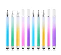 COZERI Pack de 10 bolígrafos y lápiz táctil de alta precisión para todos los smartphones y tabletas, ideal para dibujar, escribir, tomar notas y editar vídeo, punta de silicona para niños