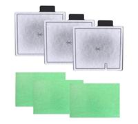 COZERI Paquete de 6 filtros de repuesto de 3 meses (3 cartuchos de filtro, 3 almohadillas Algaway), cartuchos de filtro de tanque de peces compatibles con filtro interno Cf2 de Interpet para peceras