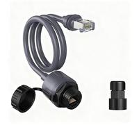 COZERI Starlink - Adaptador Ethernet RJ45-0.5m 26AWG CAT5E 2000Mbps Starlink Mini accesorios, acoplador de reparación de extensión impermeable IP68 para Starlink Mini/Gen 3/Enterprise