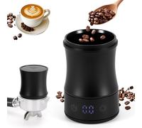 COZHYESS Mini Báscula de Café con Temporizador, Báscula de Espresso Recargable, Báscula Precisa para Espresso y Vertido, Báscula de Cocina Digital Portátil con Vaso Medidor (Negra)