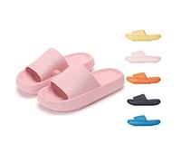 Cozislides Original, Cosy Slides Clouds Slipper, Super Soft Home Slippers Non Slip Quick Dry Shower Pillow Slippers (Pink, 40/41 EU)