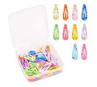 Cozlly 30 Piezas Pinza de Pelo para Niñas, 3CM Lindos Lunares Horquillas Infantiles, Clips de Pelo de Metal, Horquillas Pelo, Pernos de Pelo, Pinza para el Cabello, Accesorios Cabello para Niña Bebe