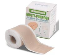 Cozlly Hojas de Silicona para Cicatrices (1,8"x120", 3M), Parches Cicatrizantes, Parches de Silicona para Cicatrices, para Cicatrización, Incisiones Quirúrgicas, Cesáreas, Quemaduras, Queloides, Acné