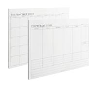 Cozlly Planificador Mensual, Planner Organizador Mensual, Planner Mensual con Sección para Notas, cuaderno con agenda mensual y semanal,To Do List Sobremesa para Escuela Oficina Hogar