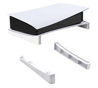 Cozlly Soporte Horizontal para PS5, Soporte Base para PS5, Soporte Horizontal compatible con PS5 DE/UHD Consola, Compatible con Playstation 5 Disc & Digital Editions, Soporte acostado para PS5, Blanco