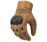 COZOME Guantes de Moto para Hombre, Guante de Verano para Pantalla Táctil con Nudillos Duros, Guantes Protectores para Airsoft Motocross Scooter Ciclomotores ATV Paitball Bicicleta de Montaña