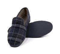 COZSERIES CoboFamily Zapatillas de Estar por Casa Hombre Zapatos Mocasines Paño Plano Cerradas Slipper Termicas Talla 40 - 45 400A GRIS-41