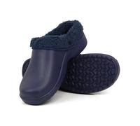 COZSERIES Zuecos Hombre Invierno Forrados Interior Exterior Cálidos Cómodos Antideslizantes Goma Ligera Resistentes Fáciles Limpiar Diseño Moderno Diario Casa Regalo Hecho En España MT MARINO-40