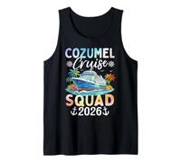 Cozumel Cruise Squad 2026 Vacaciones grupales Camiseta sin Mangas