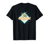 Cozumel Isla México Retro Tortuga Vintage Yucatán Recuerdo Camiseta