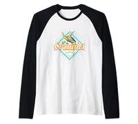 Cozumel Isla México Retro Tortuga Vintage Yucatán Recuerdo Camiseta Manga Raglan